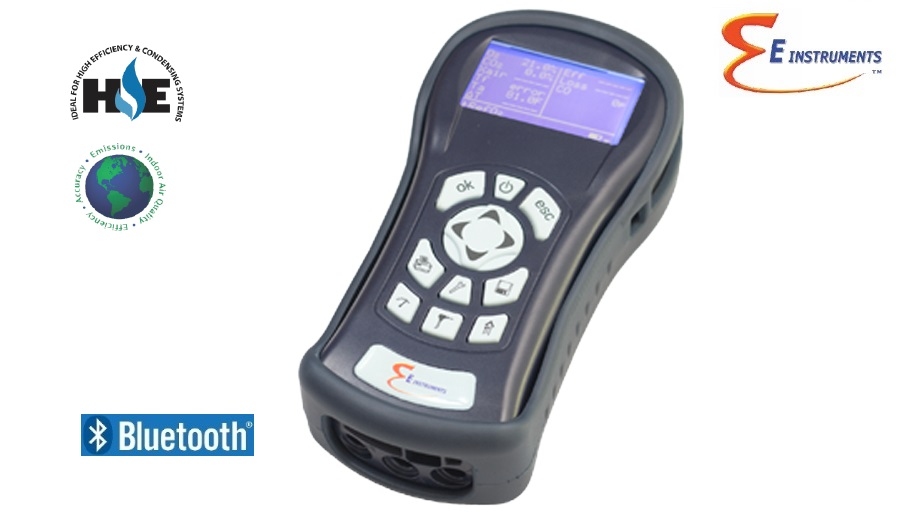 Máy đo khí thải, khí đốt cháy E Instruments BTU900-NOx (NOx, CxHy, O2, CO, CO2)